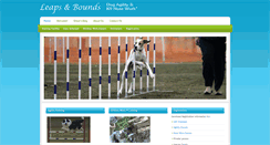 Desktop Screenshot of landbdogagility.com