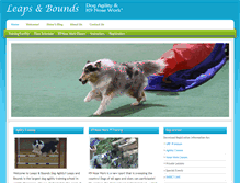 Tablet Screenshot of landbdogagility.com